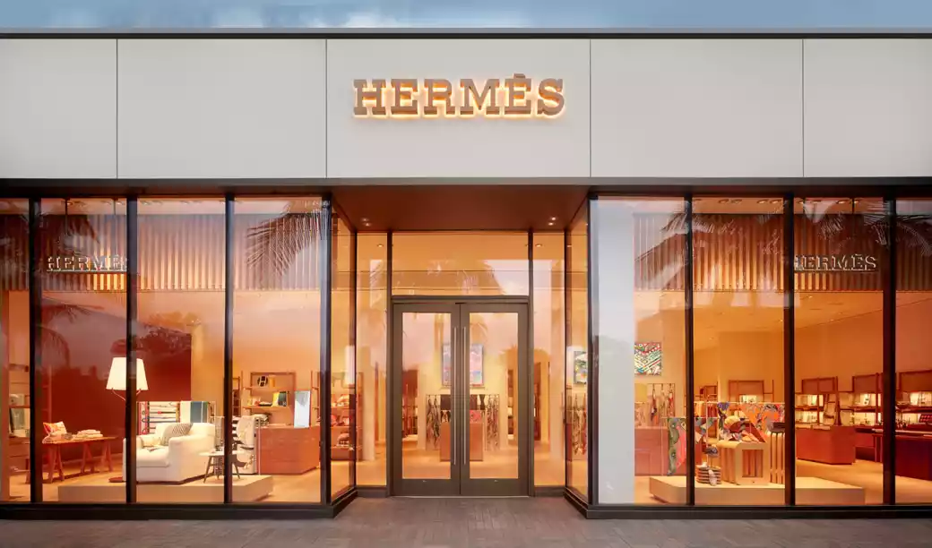 В кои държави се намират магазини на Hermès?