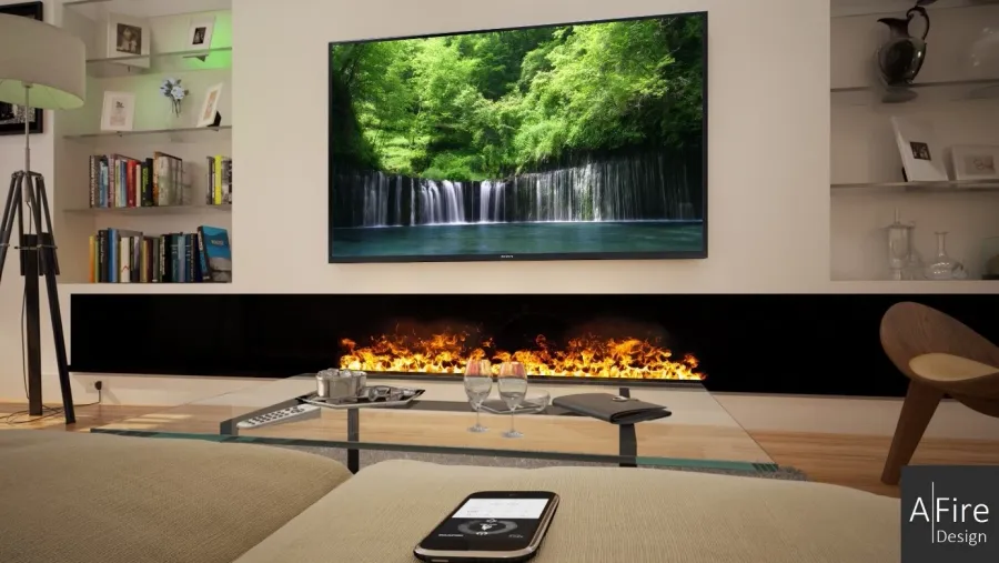 Как работи камината на водна пара?